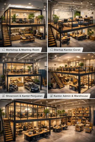 Mezzanine Ruang Kantor di Sawah Besar