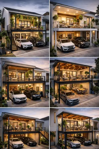 Mezannine Teras Rumah Keren di Sawah Besar